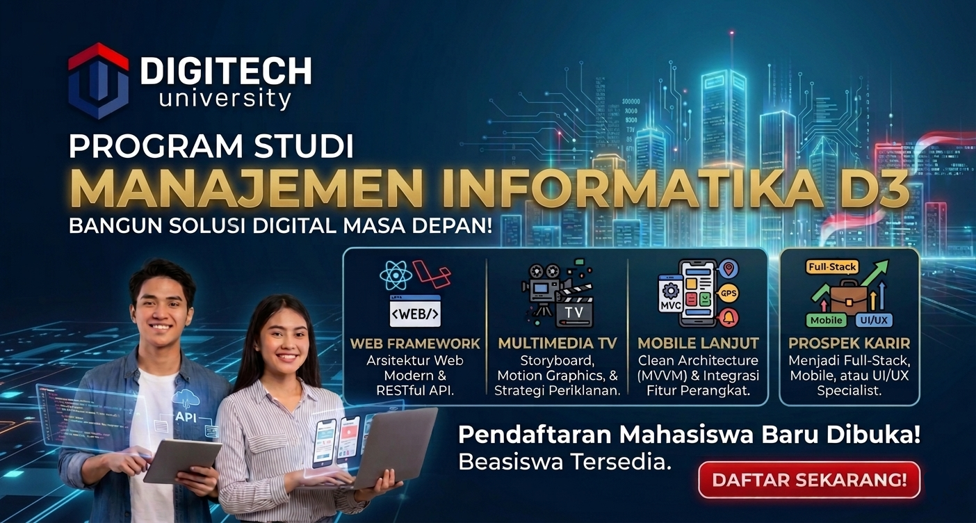 Kuasai Skill IT Masa Depan di D3 Manajemen Informatika!